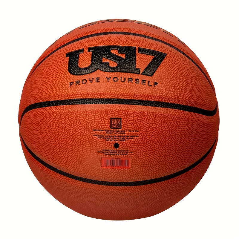 Proselect US17 Basketball, Moisture-Wicking, Non-Slip, Wear-Resistant, Suitable for Indoor And Outdoor Training And Competition, Standard Size 7 for Adults.