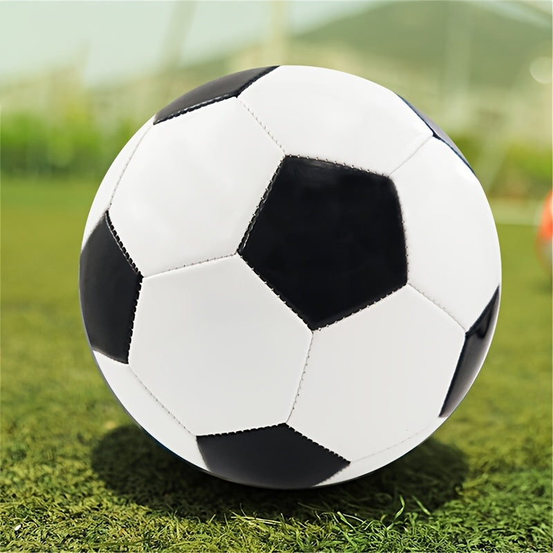 Soccer Ball, Size 5 for Adults, Size 4 for Elementary Students, Size 3 for Youngsters, Machine-Stitched PVC, Size 4 for Middle School Students, Training Use, Size 5 for High Elasticity and Wear Resistance