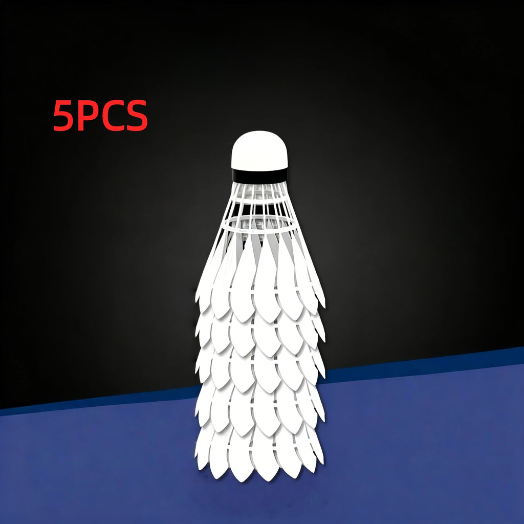 5pcs\u002F10pcs Installed New Badminton Durable Bionic Ball Nylon Ball Indoor and Outdoor Windproof Training Competition