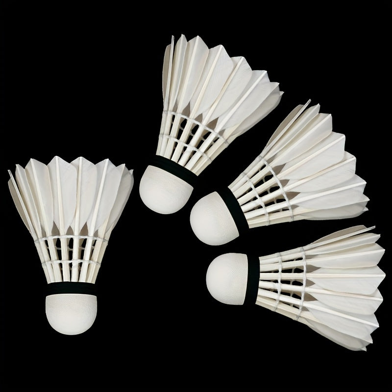 12pcs Thickening And Widening Stable Resistance to Playing Badminton, Stable And Uniform Speed Coarse Feather Badminton, Resistant to Playing And Not Broken Competition Learning And Training