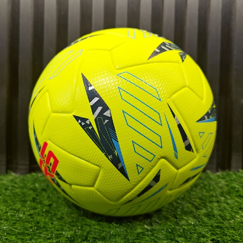 Standard No. 5 Soccer Balls, High-Quality Faux Leather, Seamless Heat Bonding, High Elasticity, Wear Resistance, Anti-Slip, Protective Football, Specially Designed for Adult And Youth Training And Competition