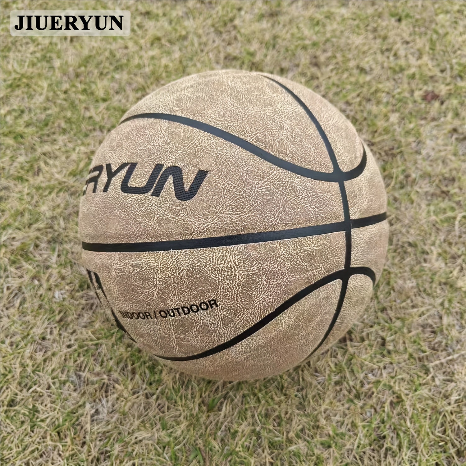 Genuine Cowhide Basketball No.7 - Brown, Durable & Long-Lasting for Indoor\u002FOutdoor Cement Courts. Professional-Grade Basketball for Adult Matches, Training, and High-Quality., Perfect for Thanksgiving