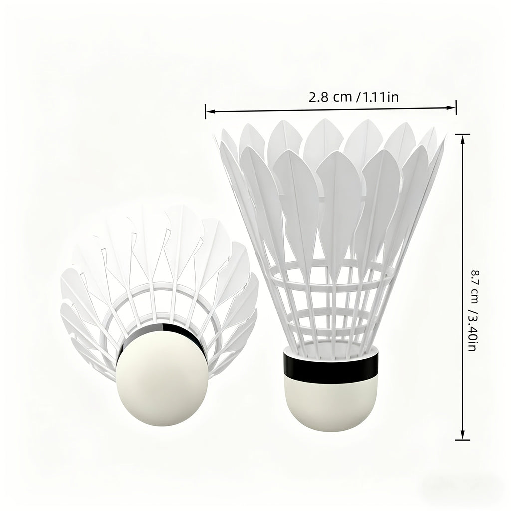 8pcs Set New Style Durable Nylon Shuttlecock, Wind-Resistant and Stable Flight Training Ball, Suitable for Indoor and Outdoor Use, Not Easily Damaged