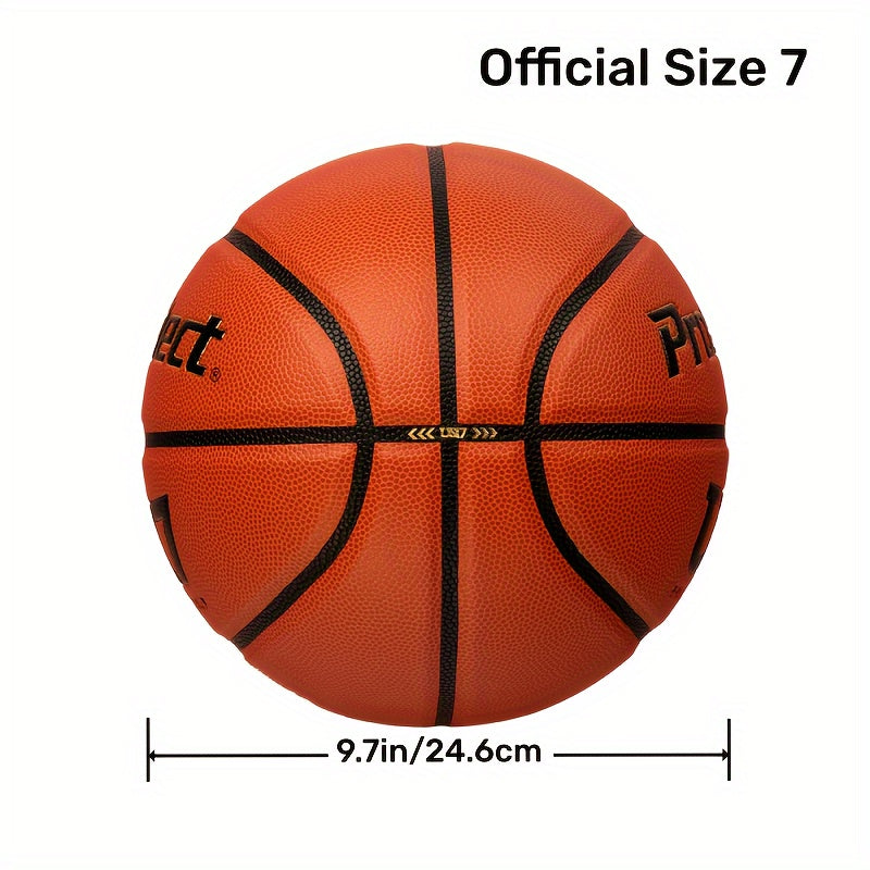 Proselect US17 Basketball, Moisture-Wicking, Non-Slip, Wear-Resistant, Suitable for Indoor And Outdoor Training And Competition, Standard Size 7 for Adults.