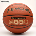 PSYCHE High-Elasticity Soft-Touch Basketball, Official Size 7 (29.5 Inches) for Adults, Moisture-Wicking, Anti-Slip, Wear-Resistant, and Durable PU Material, for Men and Women, Indoor\u002FOutdoor Training and Competition Use