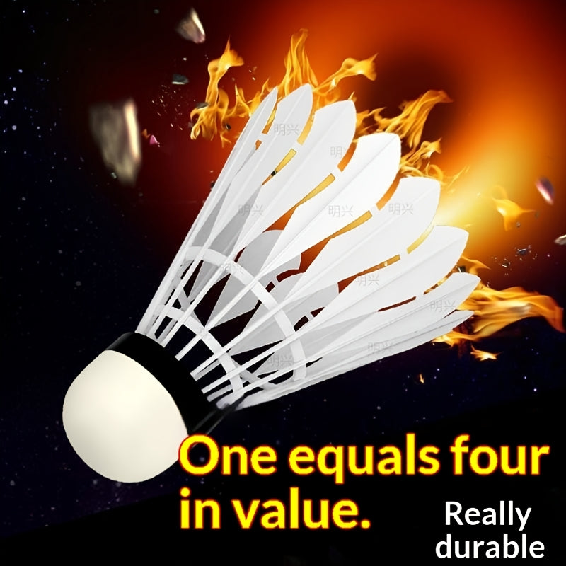 5pcs\u002F10pcs Installed New Badminton Durable Bionic Ball Nylon Ball Indoor and Outdoor Windproof Training Competition