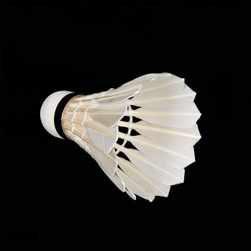 12pcs Thickening And Widening Stable Resistance to Playing Badminton, Stable And Uniform Speed Coarse Feather Badminton, Resistant to Playing And Not Broken Competition Learning And Training