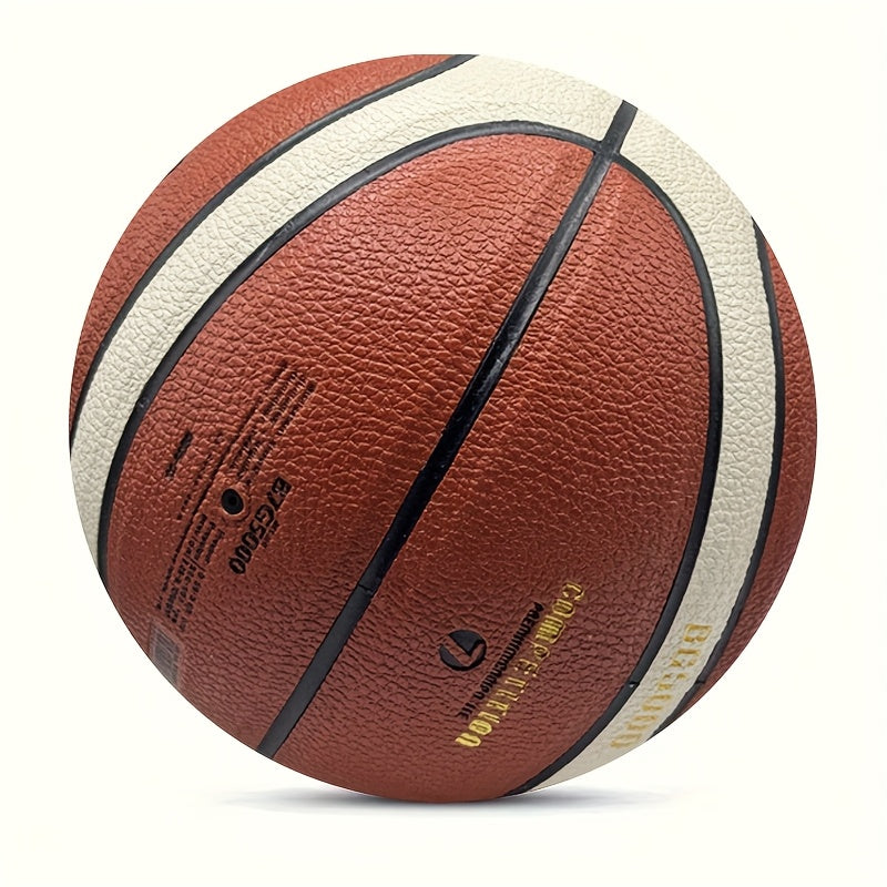 Size 7 Competition Basketball, Premium PU Composite Material, Suitable for Indoor And Cement Courts, Professional Training Ball for Men And Women