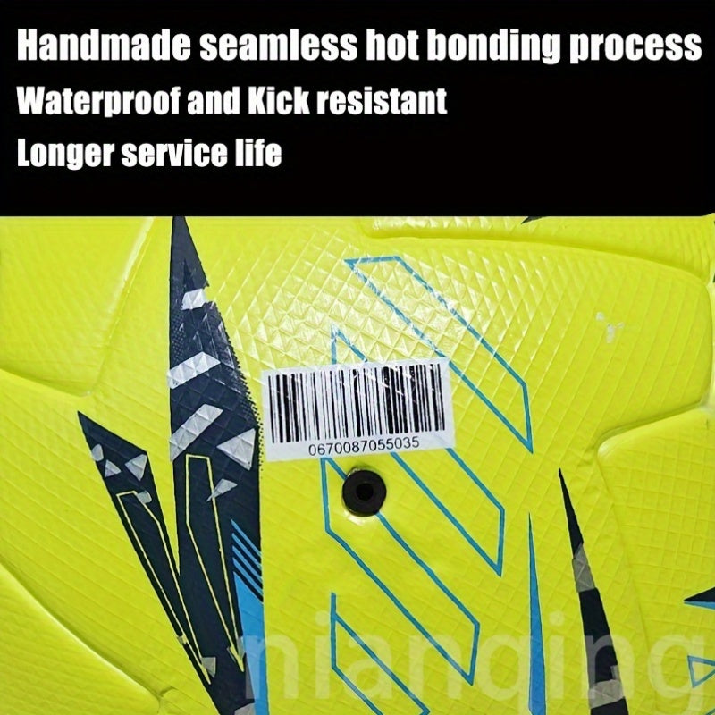 Standard No. 5 Soccer Balls, High-Quality Faux Leather, Seamless Heat Bonding, High Elasticity, Wear Resistance, Anti-Slip, Protective Football, Specially Designed for Adult And Youth Training And Competition