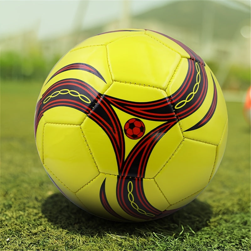 Soccer Ball, Size 5 for Adults, Size 4 for Elementary Students, Size 3 for Youngsters, Machine-Stitched PVC, Size 4 for Middle School Students, Training Use, Size 5 for High Elasticity and Wear Resistance