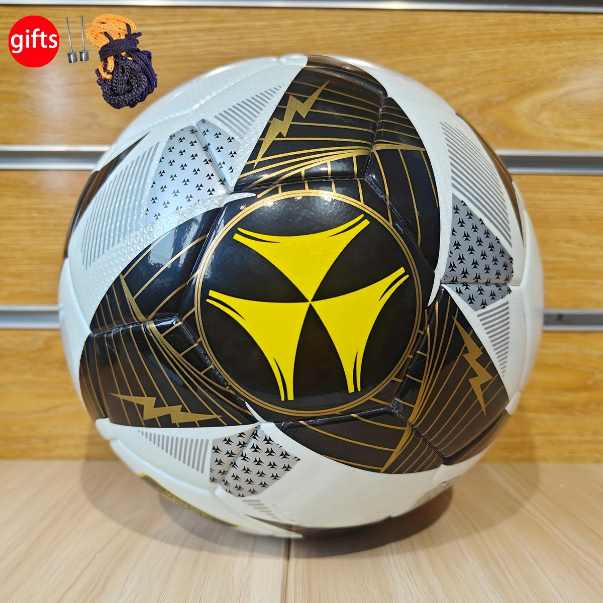 Adult Professional Competition Training Hot Bonding Soccer Balls Adopts High-Quality Materials, Thickened Faux Leather, Seamless Hot Bonding Process, High Elasticity, Wear Resistance, Waterproof And Protective, a No.5 Football