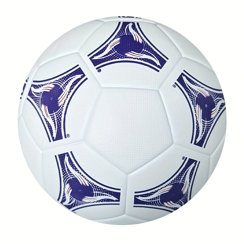 Classic No. 5 Football, Using Seamless Heat Bonding Technology, Thickened, Non-Slip and Wear-Resistant, High Elasticity- Suitable for Adult Training and Competition, Professional Football with Free Inflator Needle and Net
