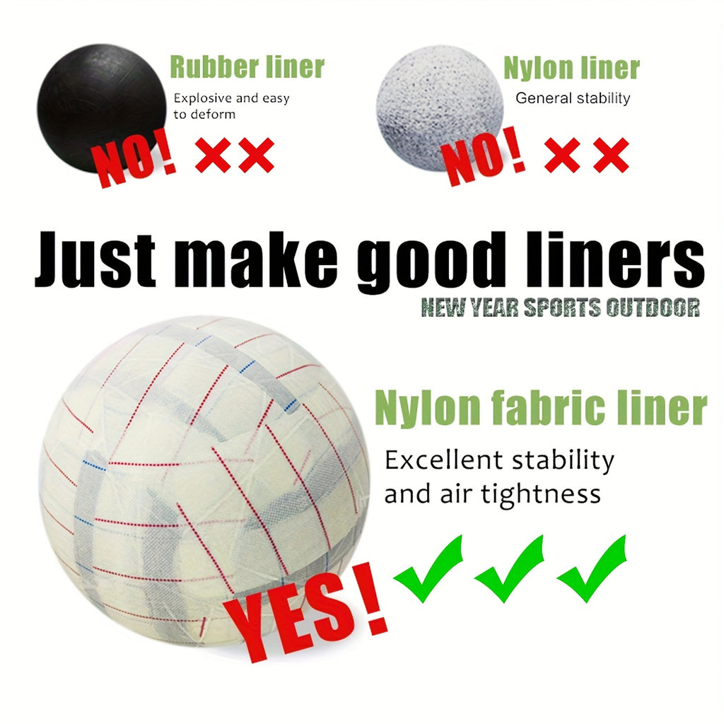 Size 5 PU Leather Soccer Ball, High Elasticity, Wear-Resistant, High Quality, Seamless Heat-Bonded, for Adult Match and Training Use, Includes Ball Needle and Net